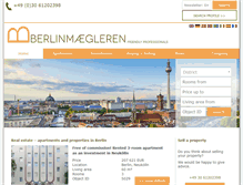 Tablet Screenshot of berlinmaegleren.com